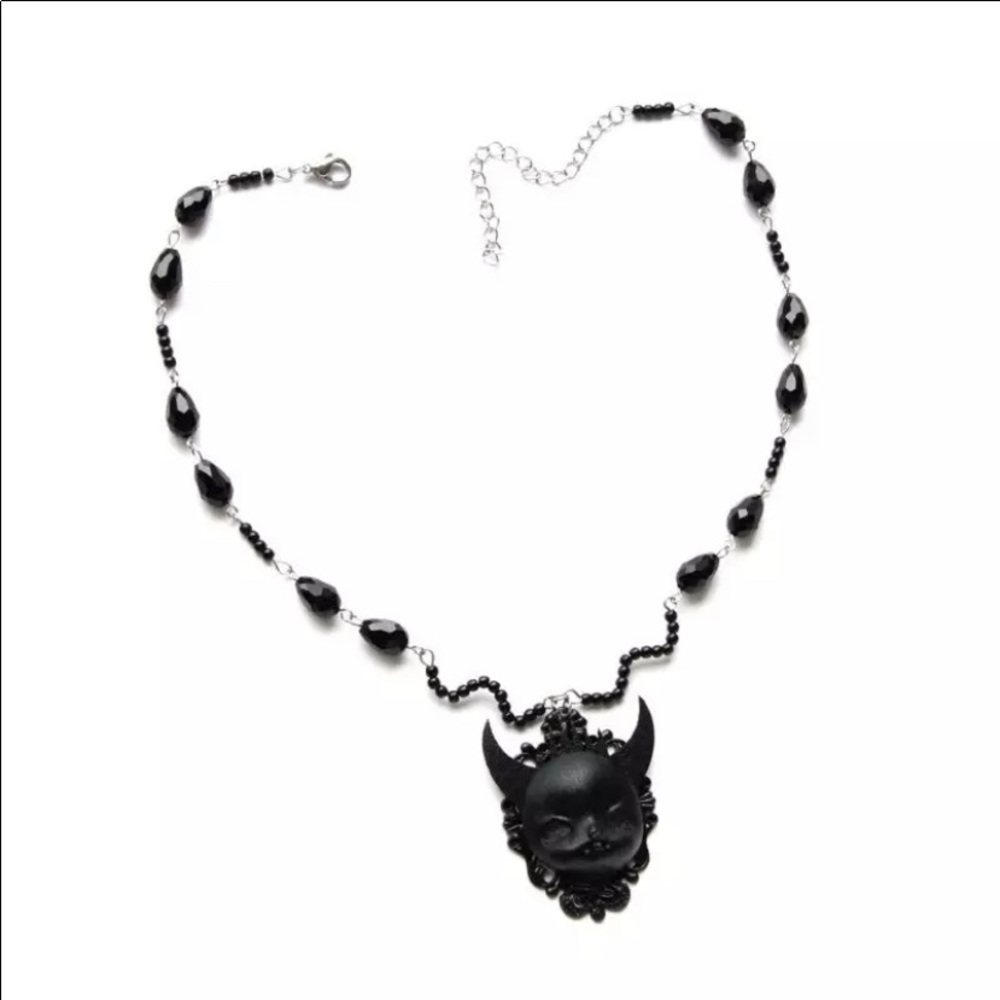 😈Evil Baby Goth Necklace😈